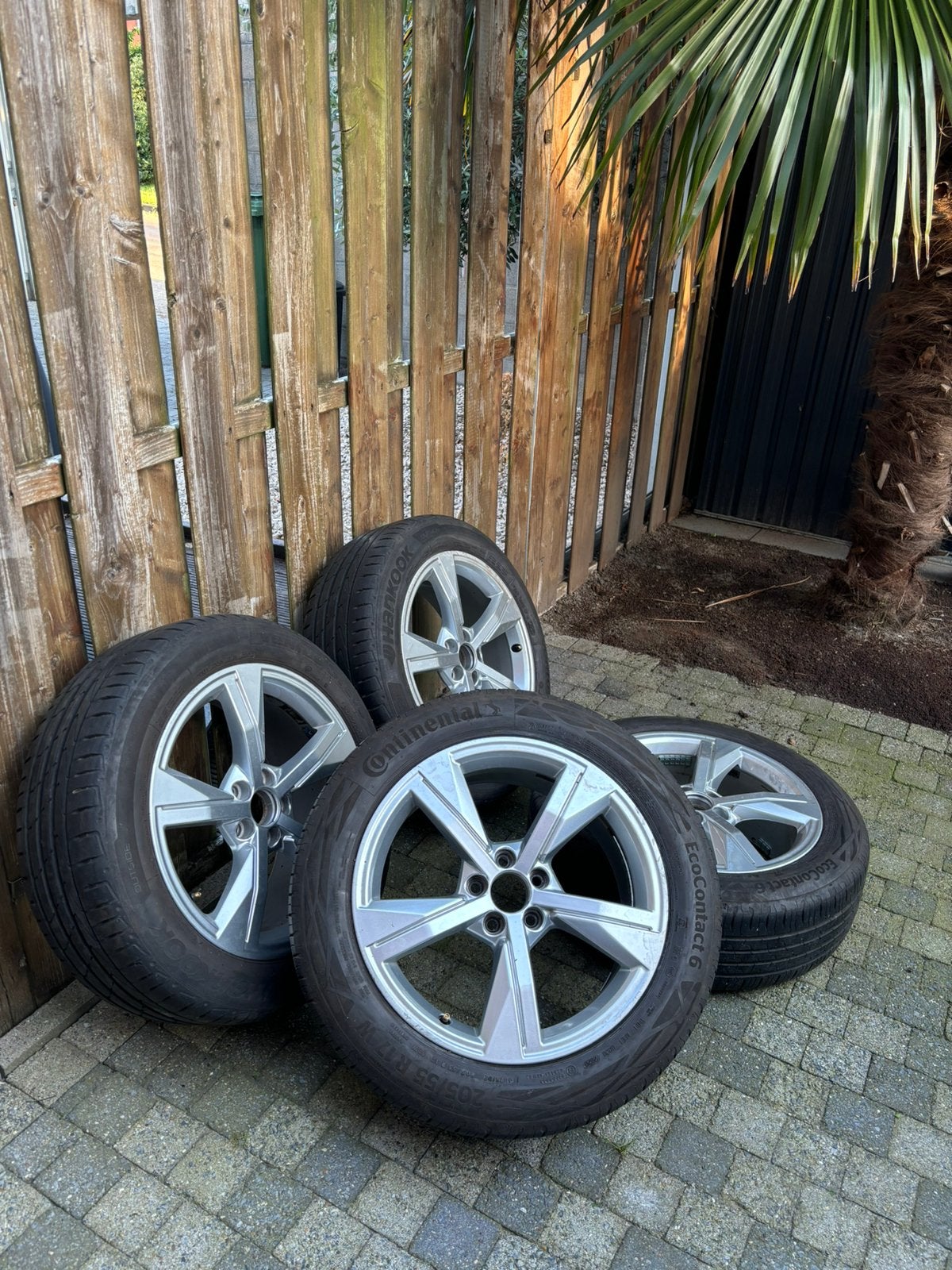 Audi velgen originele 17 inch | 205/55/17, Ophalen, Banden en Velgen, 17 inch, 205 mm