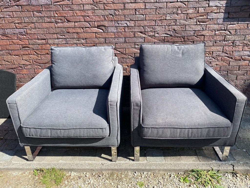 2 club zetels (Ikea Mellby) - design fauteuils, Huis en Inrichting, Fauteuils, Ophalen, Gebruikt, Design