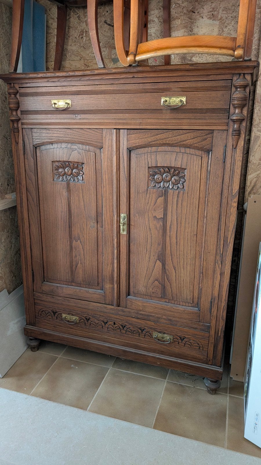 Authentieke kast te koop, Antiek en Kunst, Antiek | Meubels | Kasten, Ophalen