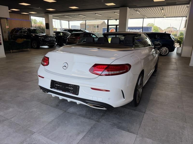 Mercedes-Benz C 180 AMG Line uitzonderlijke staat!, Achat, Euro 6, Cabriolet, Noir