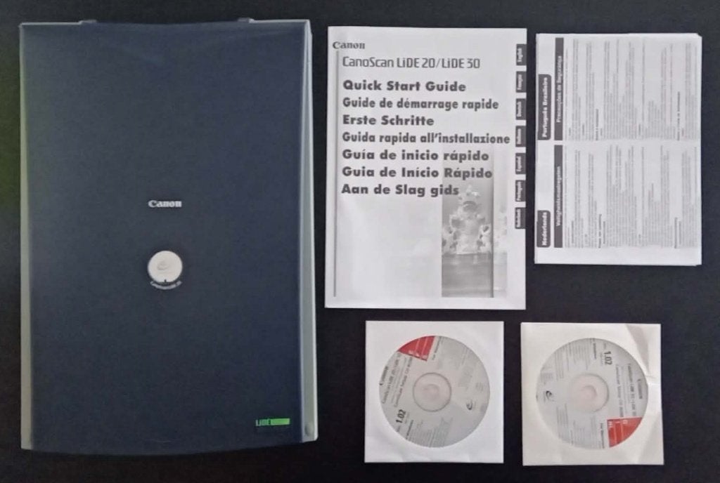 Canon CanoScan LiDE 20 scanner met toebehoren, Enlèvement ou Envoi, Utilisé, Canon, Windows