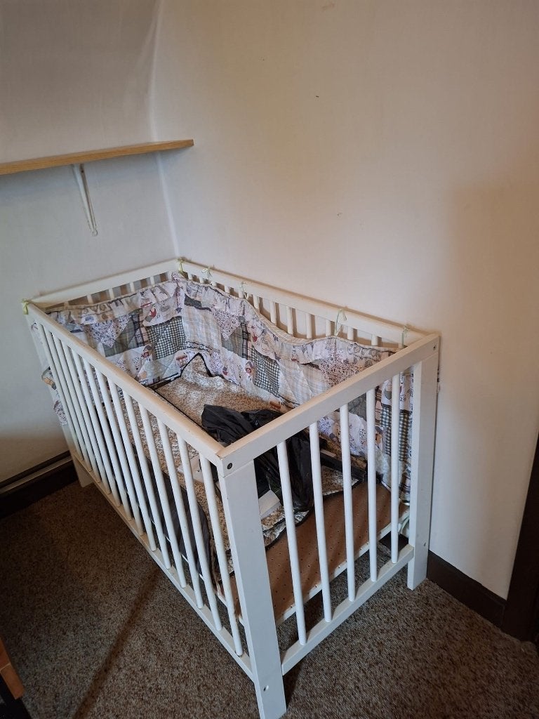 Wit kinderbed, Ophalen, Gebruikt