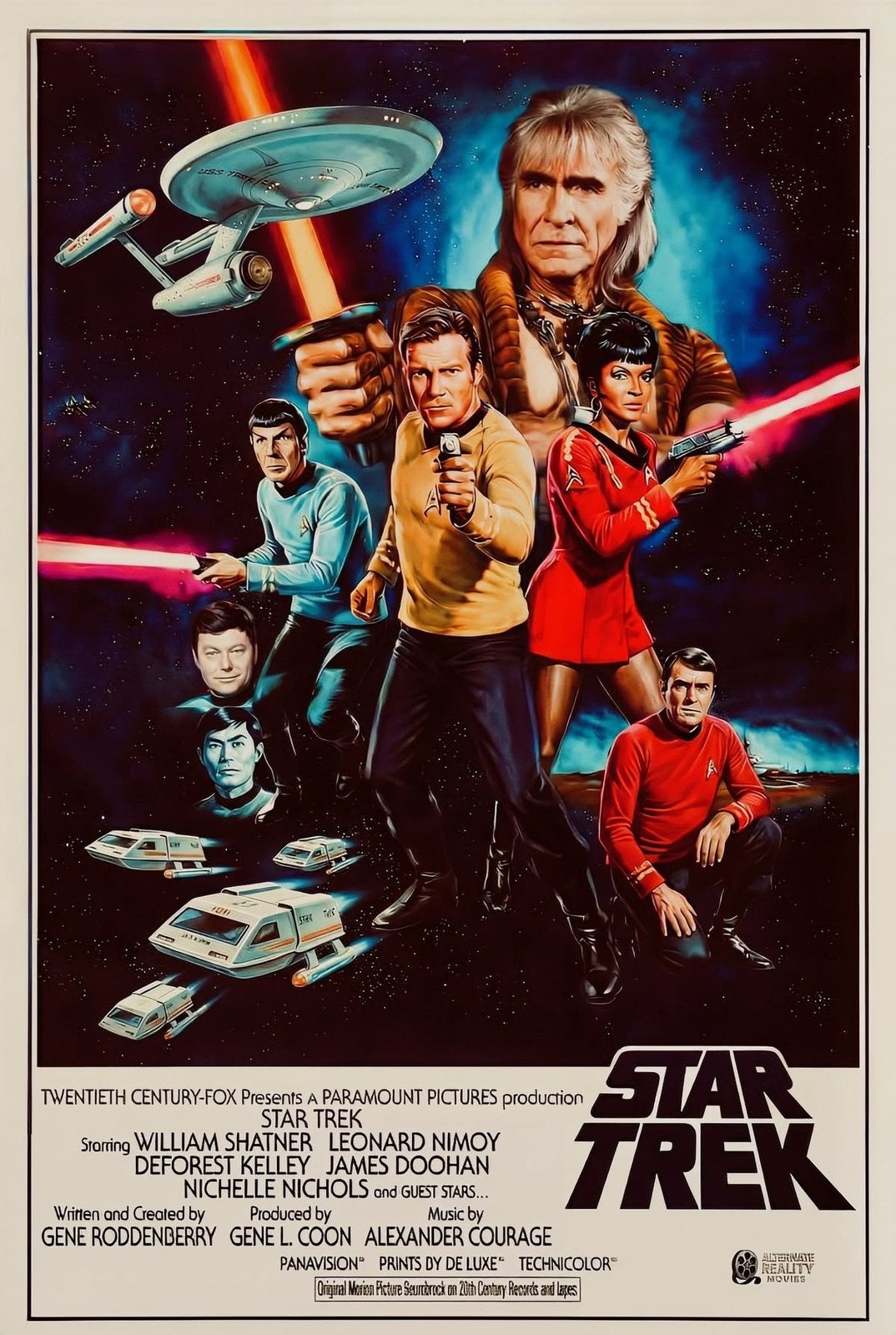 Panneau publicitaire en métal Star Trek - Vintage Man Cave, Collections, Marques & Objets publicitaires, Neuf, Panneau publicitaire