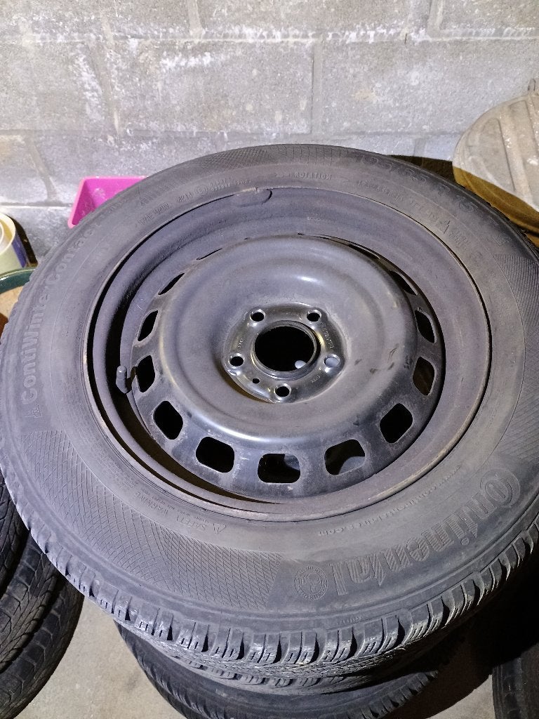 Roues tôles 15', 15 pouces, Pneus hiver, Véhicule de tourisme, Pneu(s)