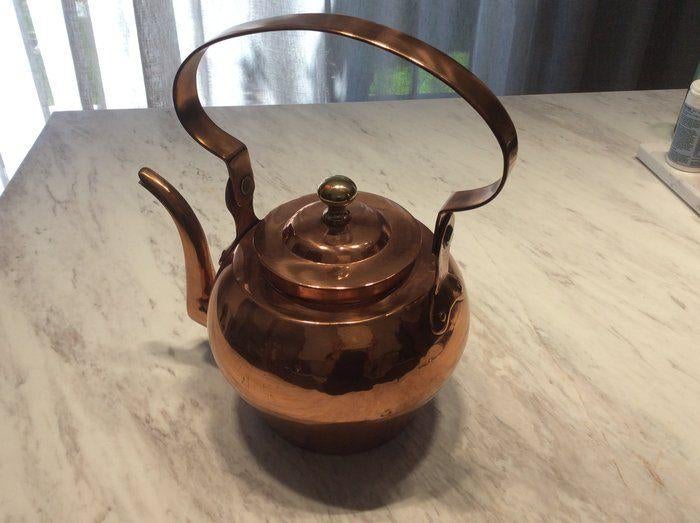 Vintage koperen ketel, Ophalen of Verzenden, Koper