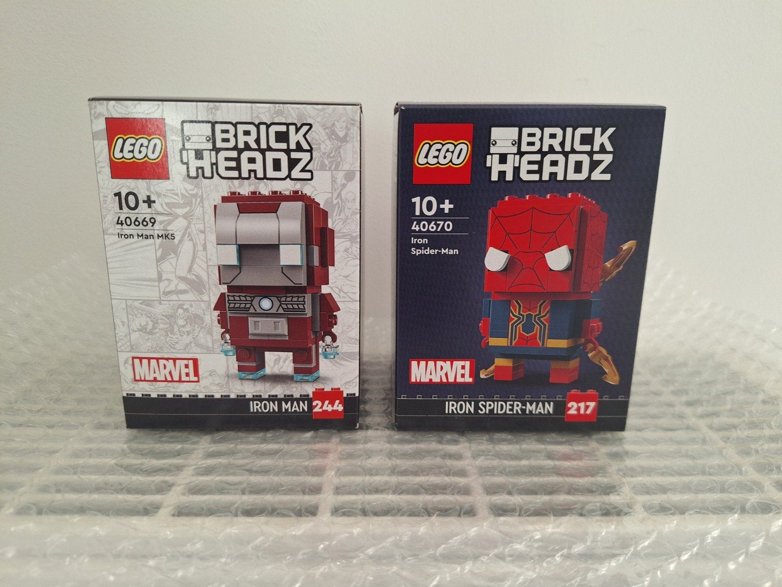 40669 & 40670 Lego brickheadz Iron-man & Iron spider-man, Kinderen en Baby's, Speelgoed | Duplo en Lego, BrickHeadz, Lego, Nieuw