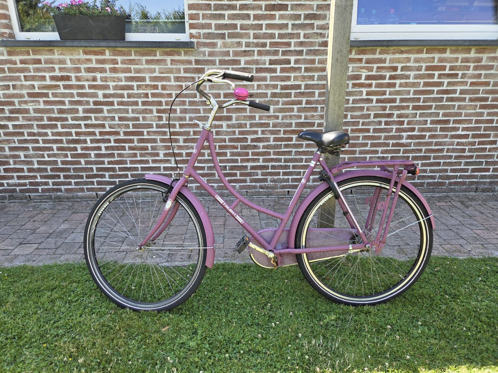 Mooie vintage vrouwenfiets met fietsslot, Ophalen, Gebruikt