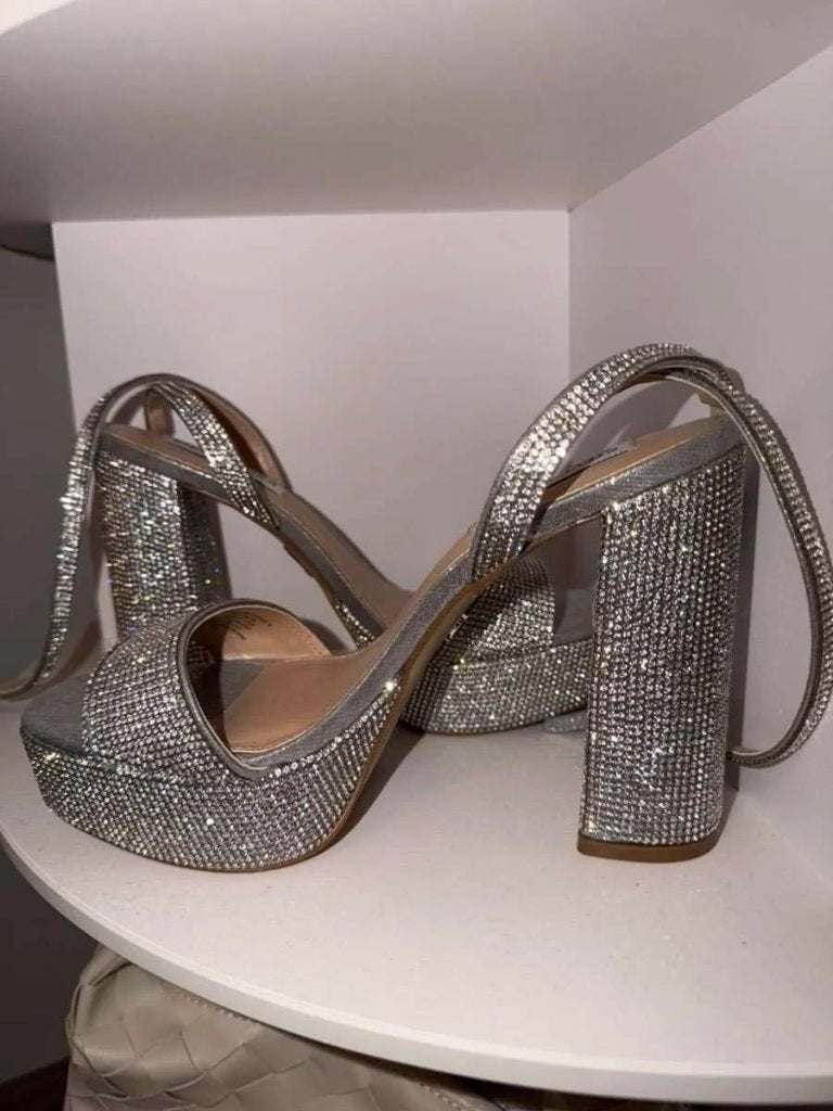 Steve Madden Hoge Hakken Glitter, Kleding | Dames, Ophalen of Verzenden