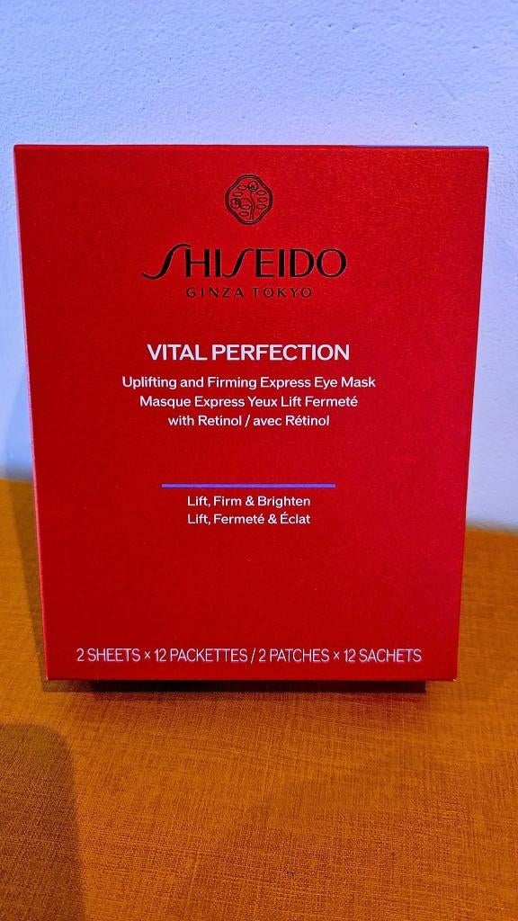 SHISEIDO VITAL PERFECTION Eye Mask ( Nieuw ), Enlèvement ou Envoi, Neuf
