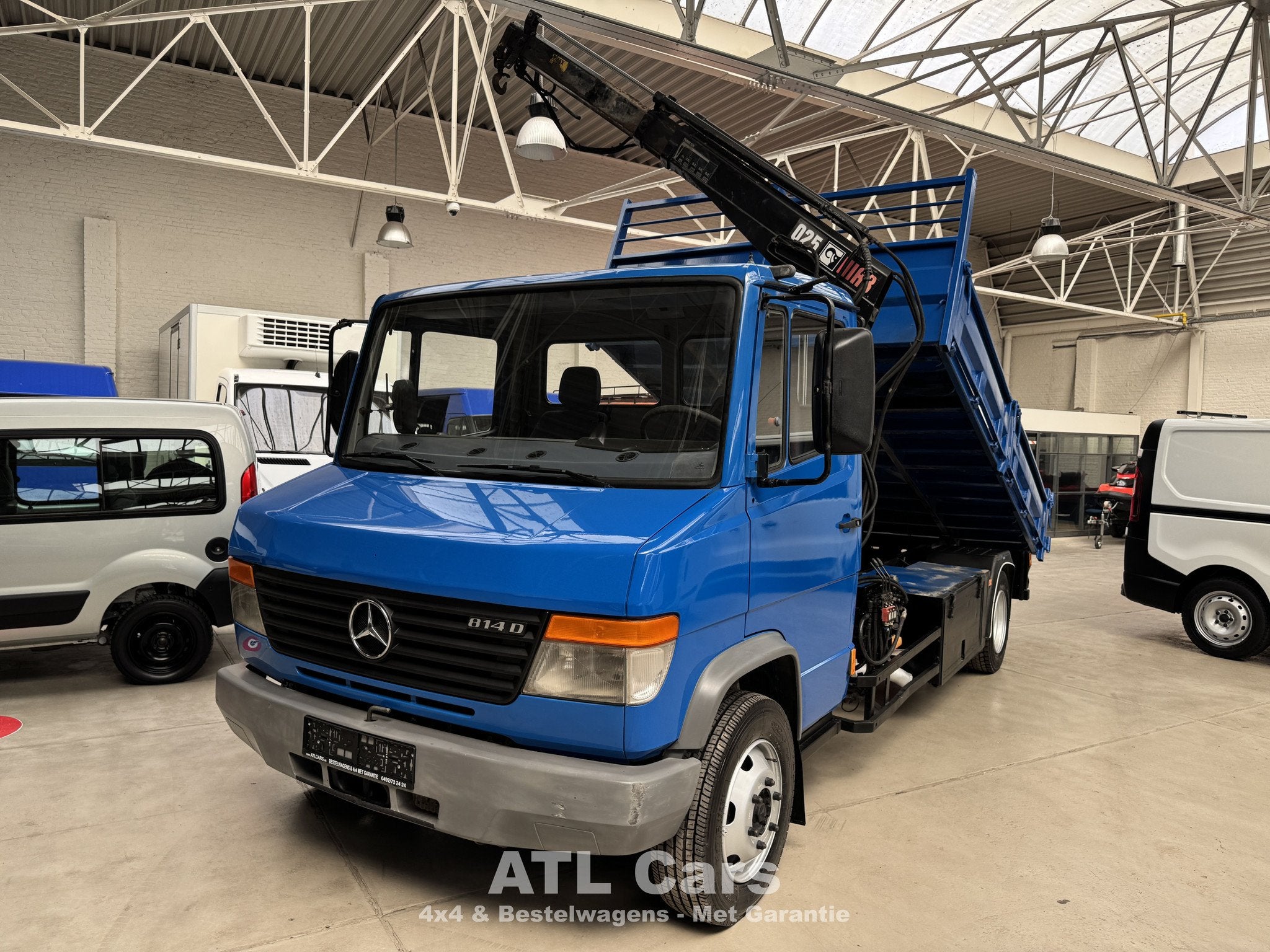 Mercedes-Benz 1 VARIO 814D | KIPPER | KRAAN | 1J GARANTIE, Autos, Achat, Entreprise, 2 places, Boîte manuelle
