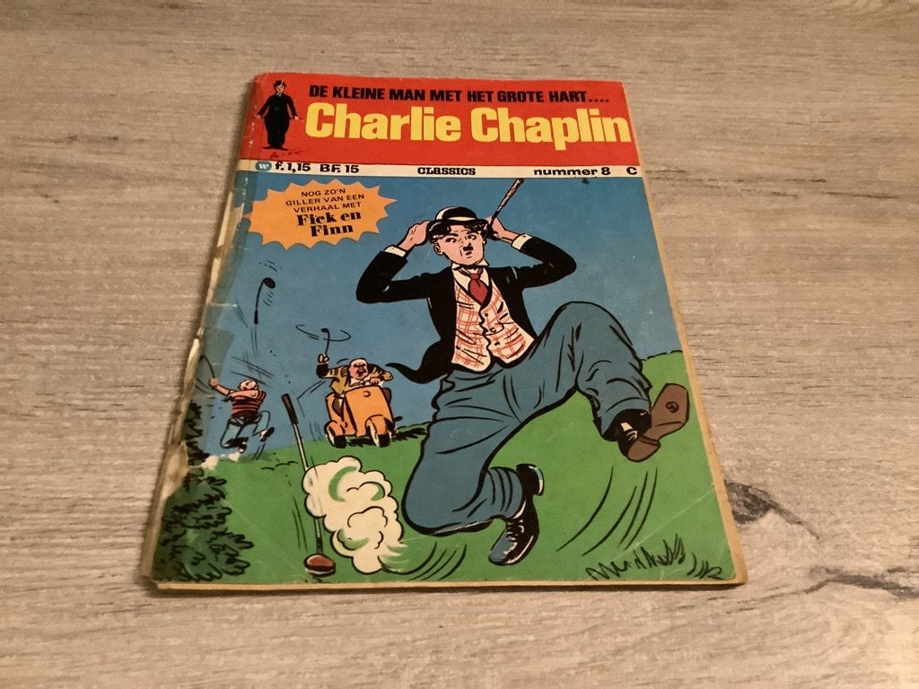 Charlie Chaplin comic strip (1974), Europa, Ophalen of Verzenden, Onbekend, Gelezen