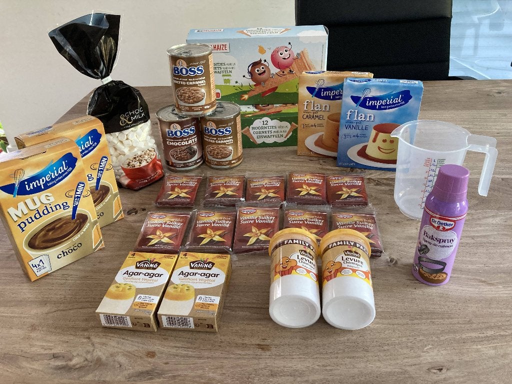lot bakproducten voor 15 euro + gratis rijstpap, hoorntjes, Ophalen of Verzenden