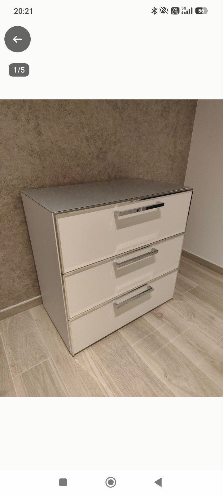 armoire commode nolte, Enlèvement, Verre