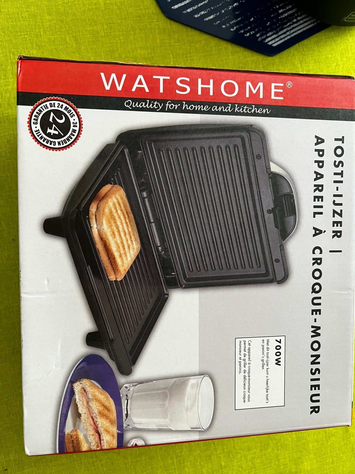 Croque machine, Elektronische apparatuur, Contactgrills, Ophalen of Verzenden, Zo goed als nieuw