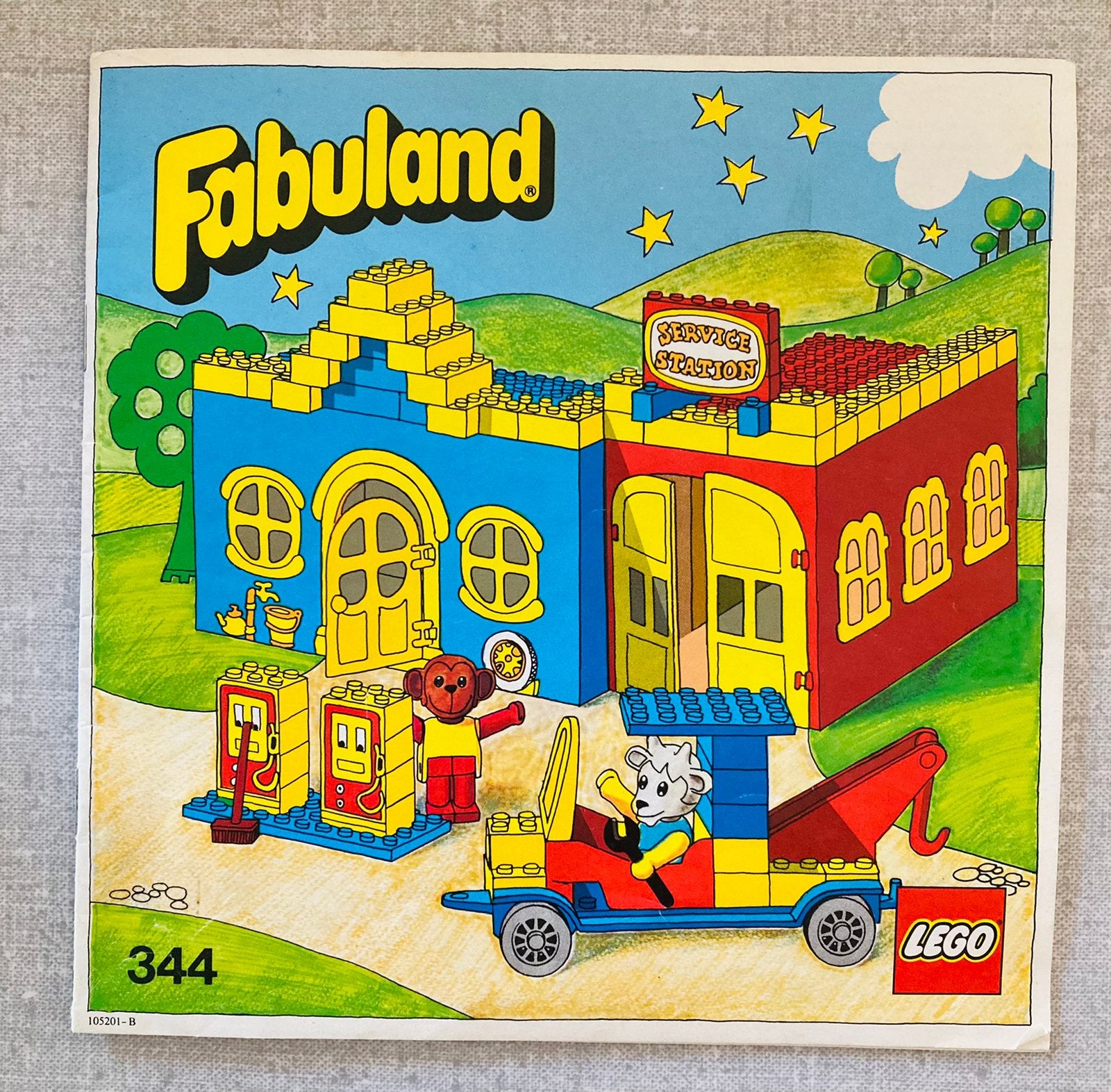 LEGO Fabuland 344 Service station, Enfants & Bébés, Jouets | Duplo & Lego, Overige thema's, Lego, Enlèvement, Utilisé