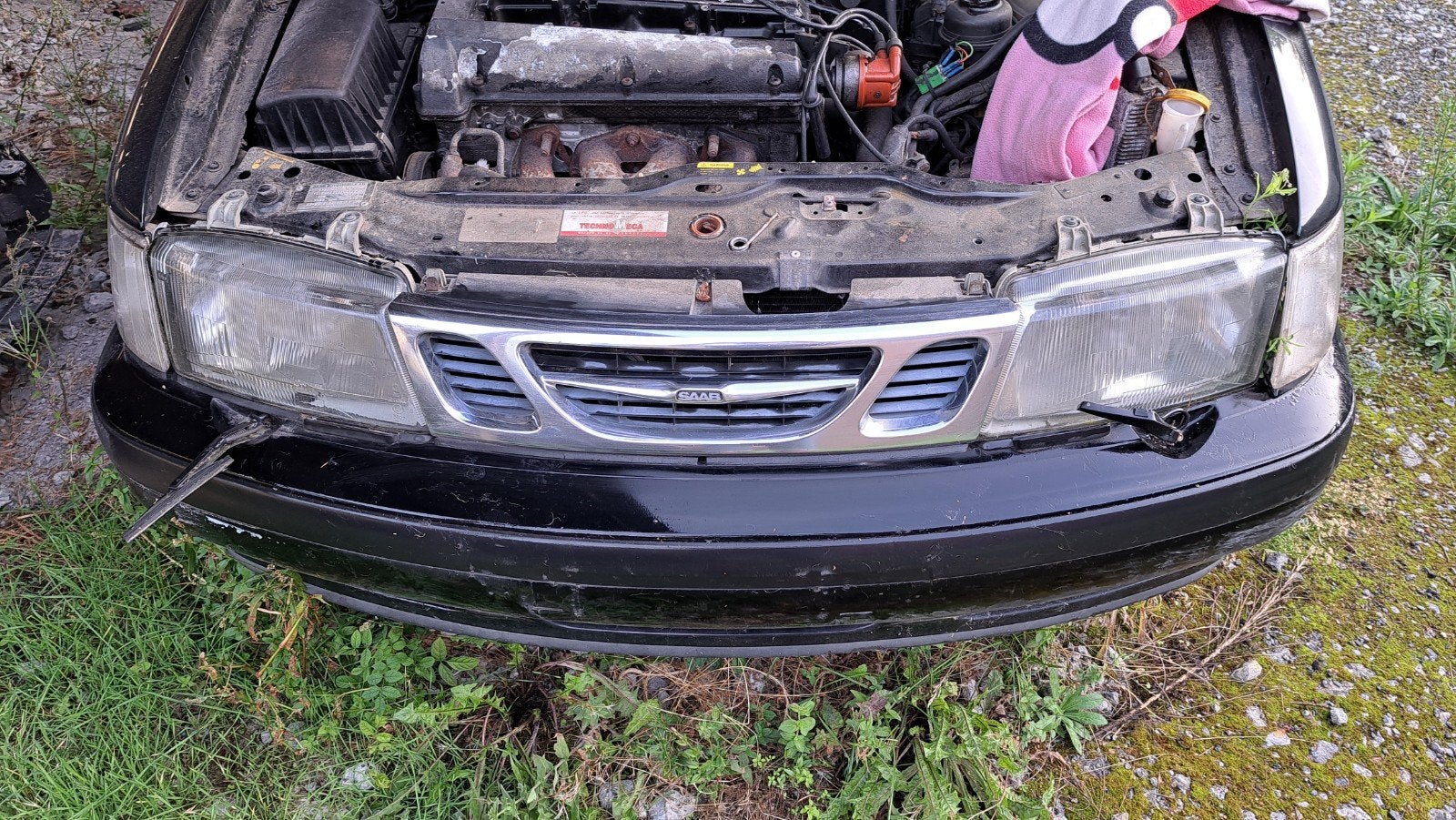 piece saab 9.3 cabriolet noir et bleu disponible, Enlèvement ou Envoi