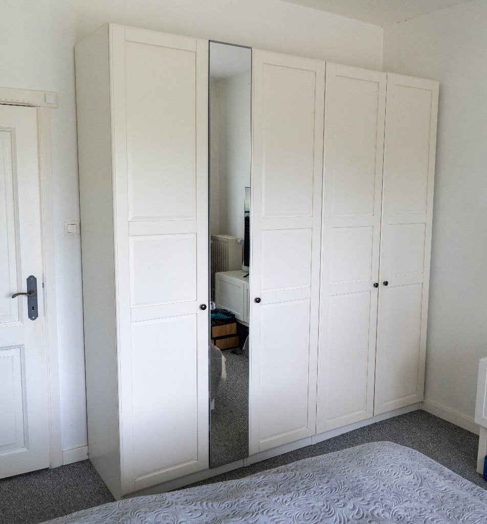 Garde-robe IKEA PAX complète – Excellent état, Maison & Meubles, 200 cm ou plus, Comme neuf, Enlèvement, Avec tablette(s)