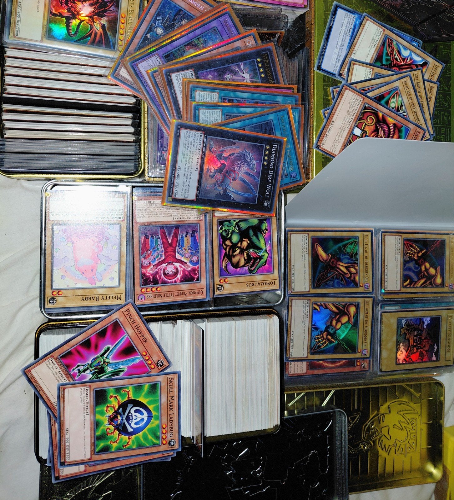 Collectie Yu-Gi-Oh kaarten  2000 /  350 met hogere waarde., Ophalen, Zo goed als nieuw, Meerdere kaarten, Foil