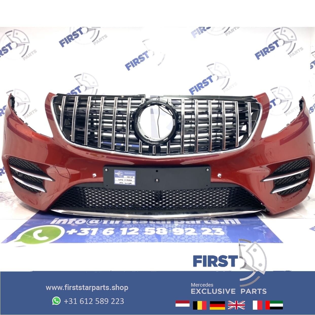 W447 VITO AMG VOORBUMPER + GT GRIL COMPLEET Mercedes V KLASS, Utilisé, -, Avant, -