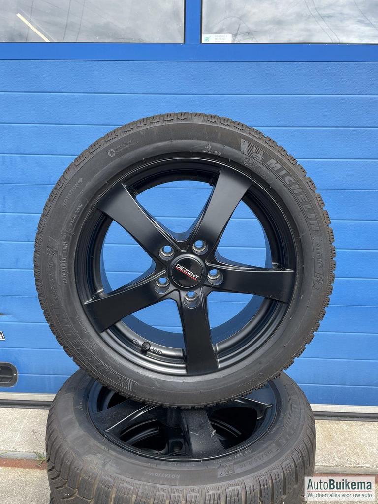 Winterset Mini F55 F56 ZGAN 17'' Zwart Dezent Michelin 8 mm, Pneus et Jantes, Véhicule de tourisme, -, Utilisé