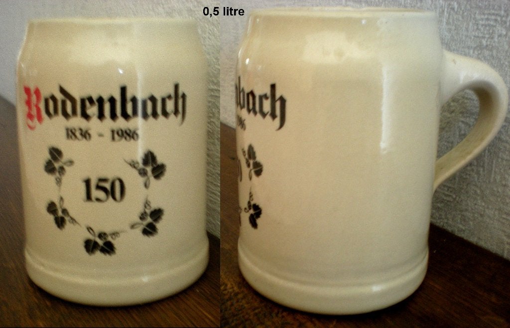RODENBACH 1836-1986   chope, Collections, Enlèvement ou Envoi, Comme neuf, Chope(s)