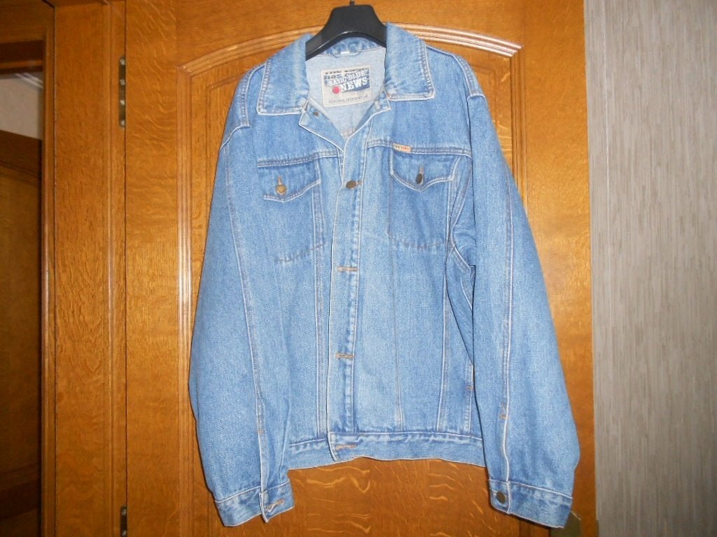 gilet en jean pour enfant garçon taille 176, Enfants & Bébés, Enlèvement ou Envoi, Utilisé, Garçon, Pull ou Veste