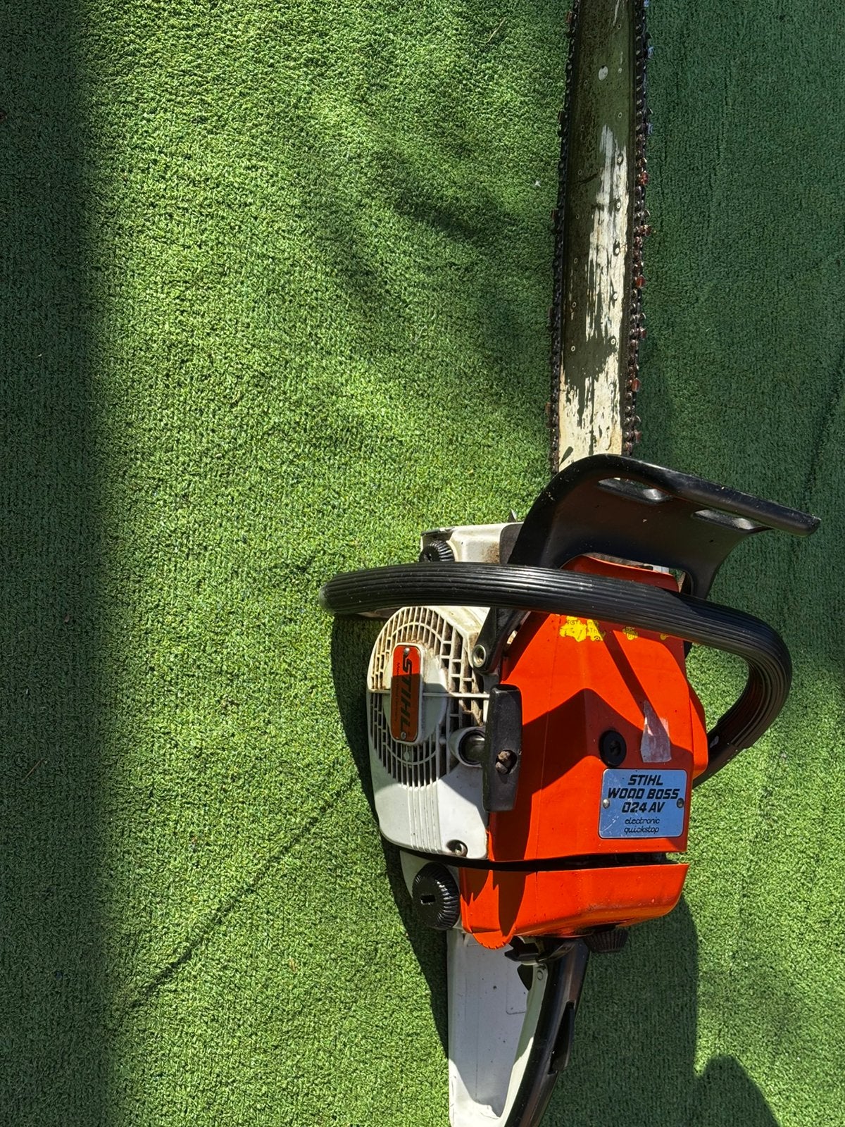 STIHL Kettinzaag, Enlèvement, Utilisé