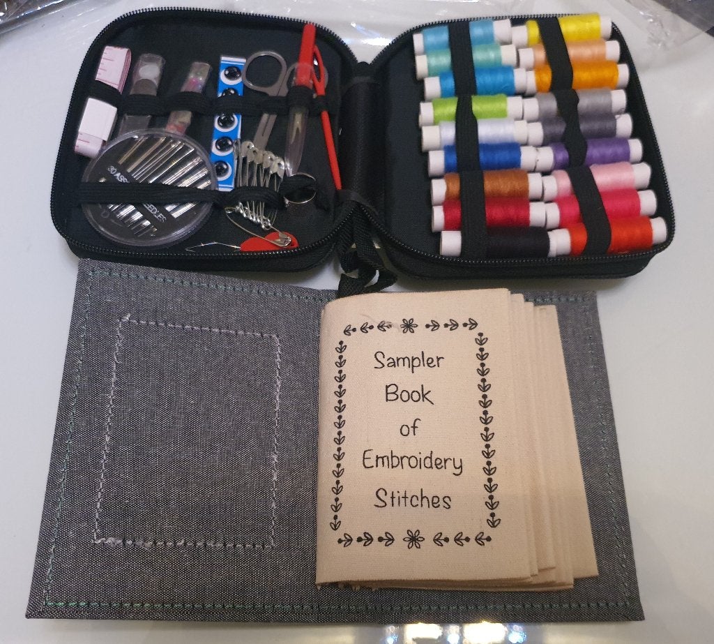 Complete Naaiset met Handig Borduurstekenboekje, Hobby en Vrije tijd, Naaien en Fournituren, Ophalen of Verzenden, Nieuw, Overige typen