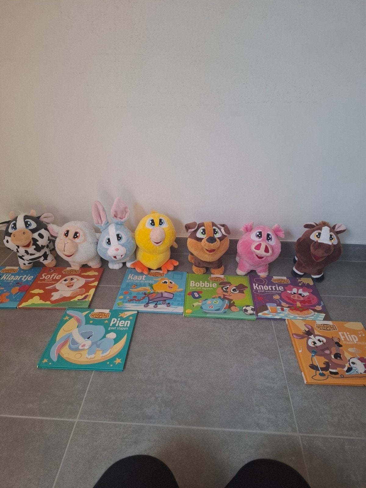 7 leesboekjes dagen van de week met bijbehorende knuffels, Ophalen