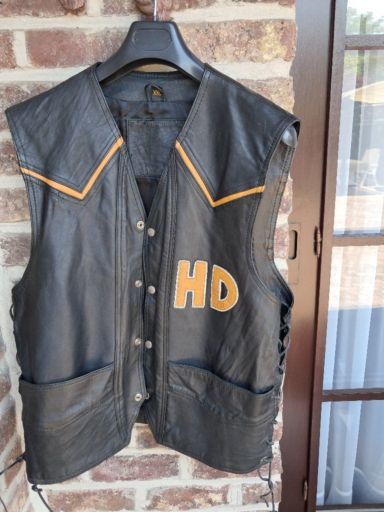 vest moto, Ophalen, Tweedehands, Heren, Jas | leer
