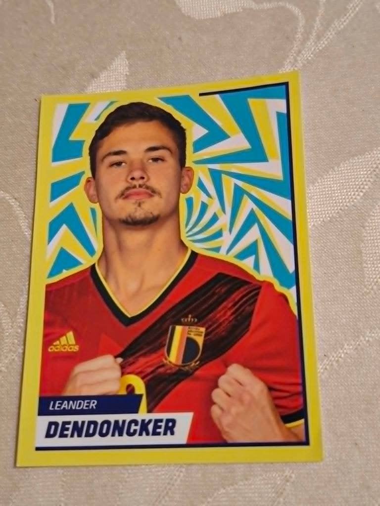 Panini/Sticker/Leander Dendoncker/Rode Duivels, Verzamelen, Ophalen of Verzenden, Nieuw, Poster, Plaatje of Sticker