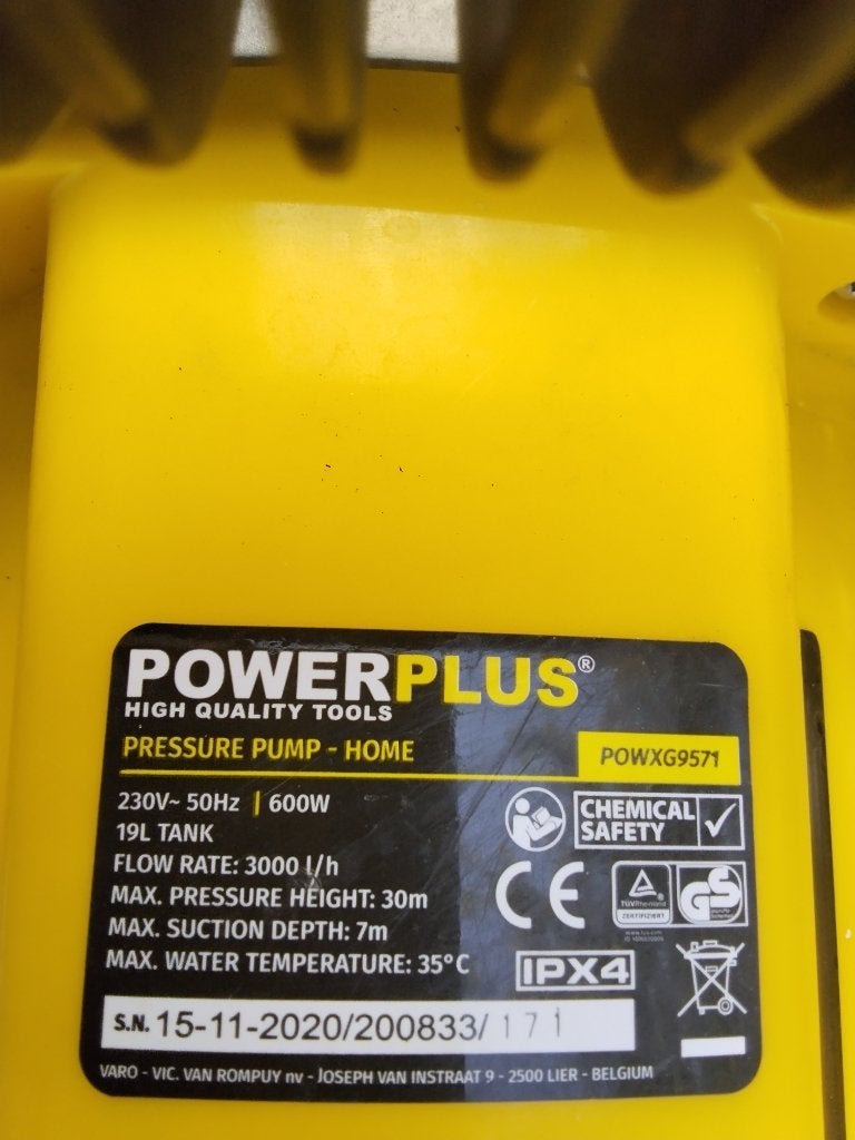 hydrofoor, Tuin en Terras, Waterpompen, Ophalen, Zo goed als nieuw, Elektrisch, Hydrofoorpomp