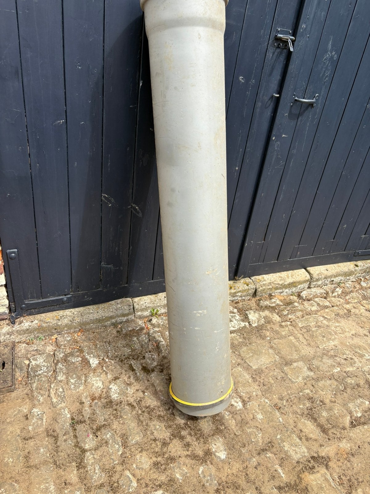 Tuyau en pvc de vidange Dyka 250 mm avec collet, Bricolage & Construction, Enlèvement, Comme neuf, PVC