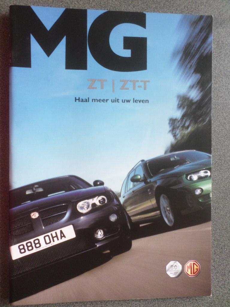 MG ZT ZT-T 2004 Brochure, Boeken, Auto's | Folders en Tijdschriften, Ophalen of Verzenden