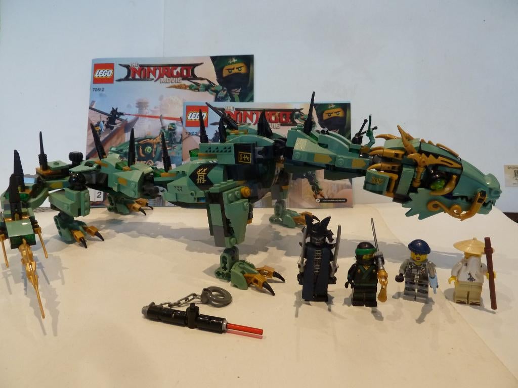 Lego The LEGO Ninjago Movie 70612 Green Ninja Mech Dragon, Compleet, Lego, Ophalen of Verzenden, Zo goed als nieuw