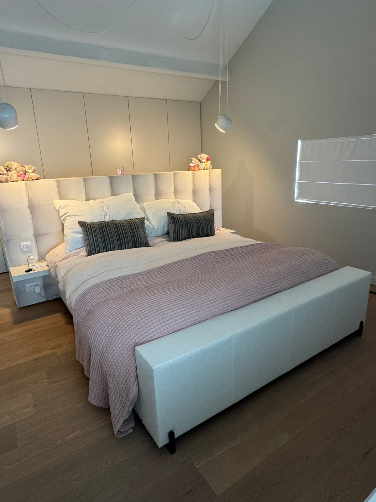 Bed boxspring met matras, Enlèvement, Comme neuf