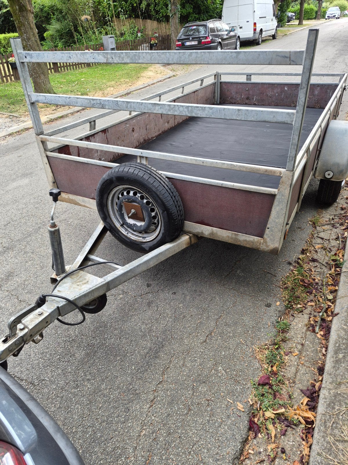 Remorque 3metres sur 1m50 de largeur nouvelle essieux, Auto diversen, Aanhangers en Bagagewagens