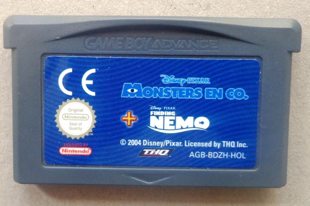 Disney Pixar Monsters en Co. + Finding Nemo voor de Gameboy, Ophalen of Verzenden, Gebruikt