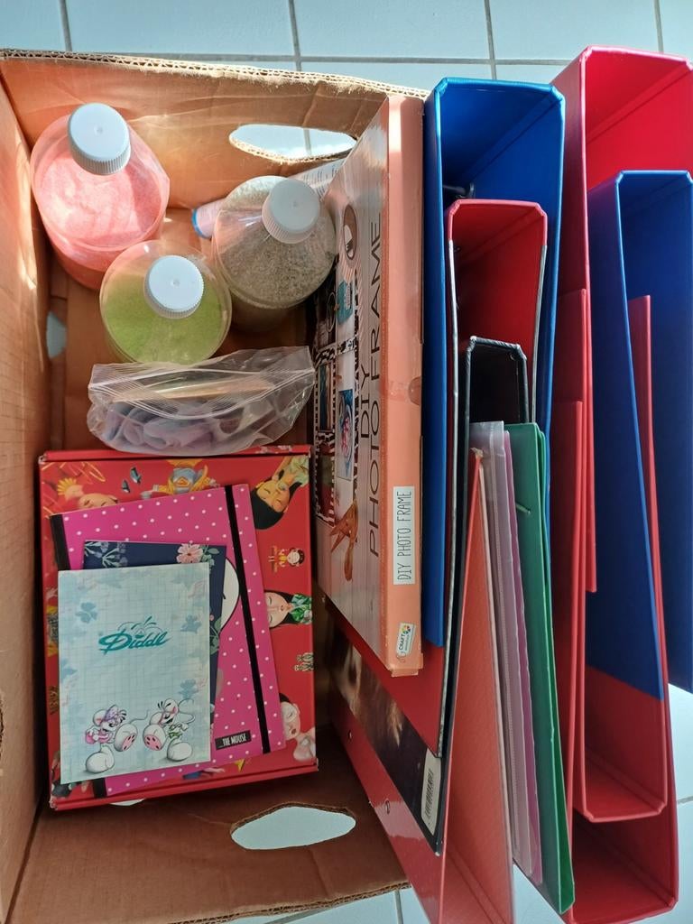Lot article de bureau, bricolage, Ophalen, Kunststof, Knutselwerk