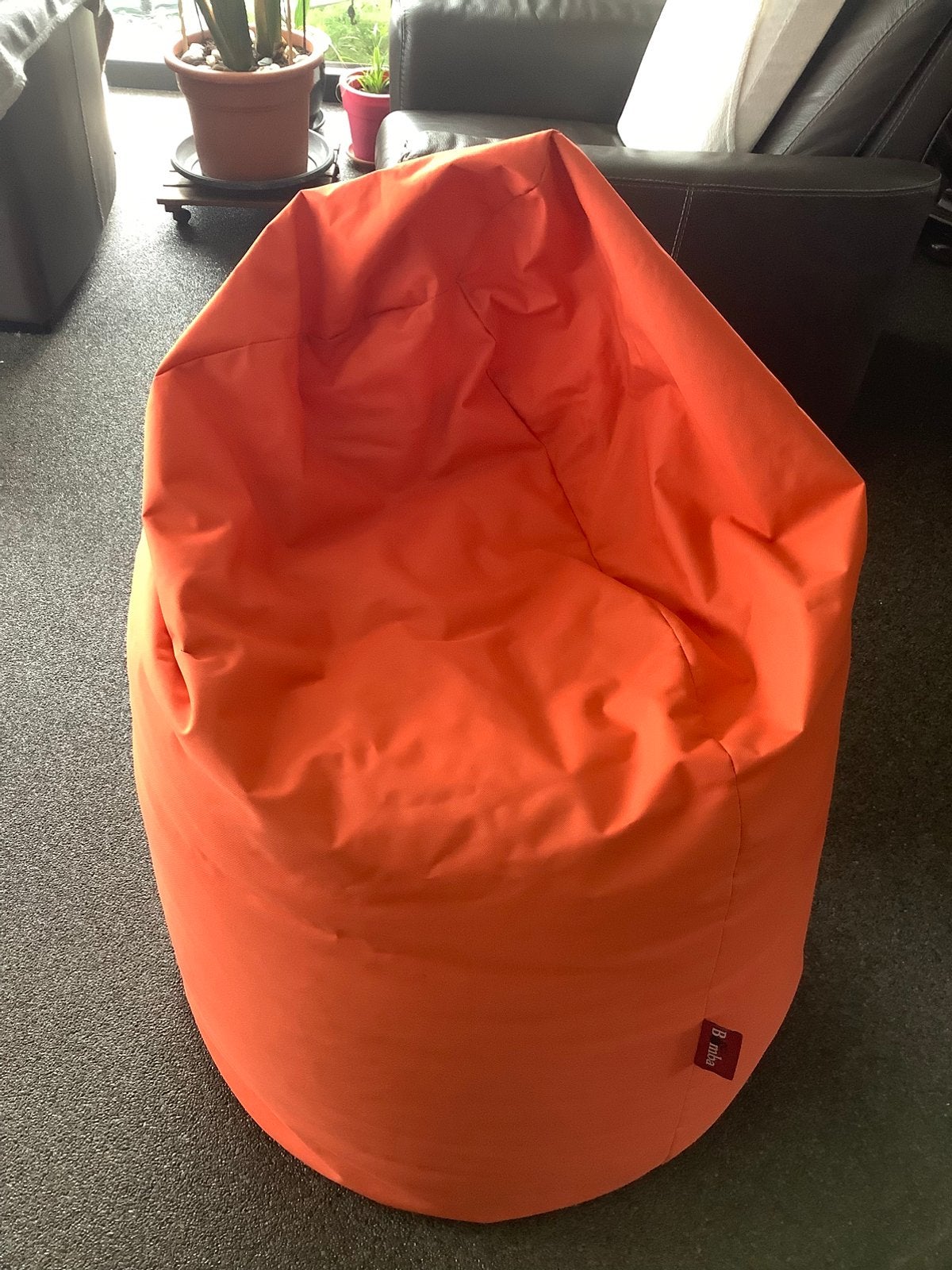 Zitzak Bomba the original oranje in goede staat, Huis en Inrichting, Ophalen, Zo goed als nieuw, Oranje, Zitzak