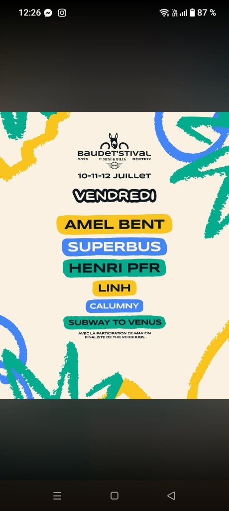 Un pass 3 jours baudet' stival, Tickets & Billets, Événements & Festivals, Une personne, Plusieurs jours