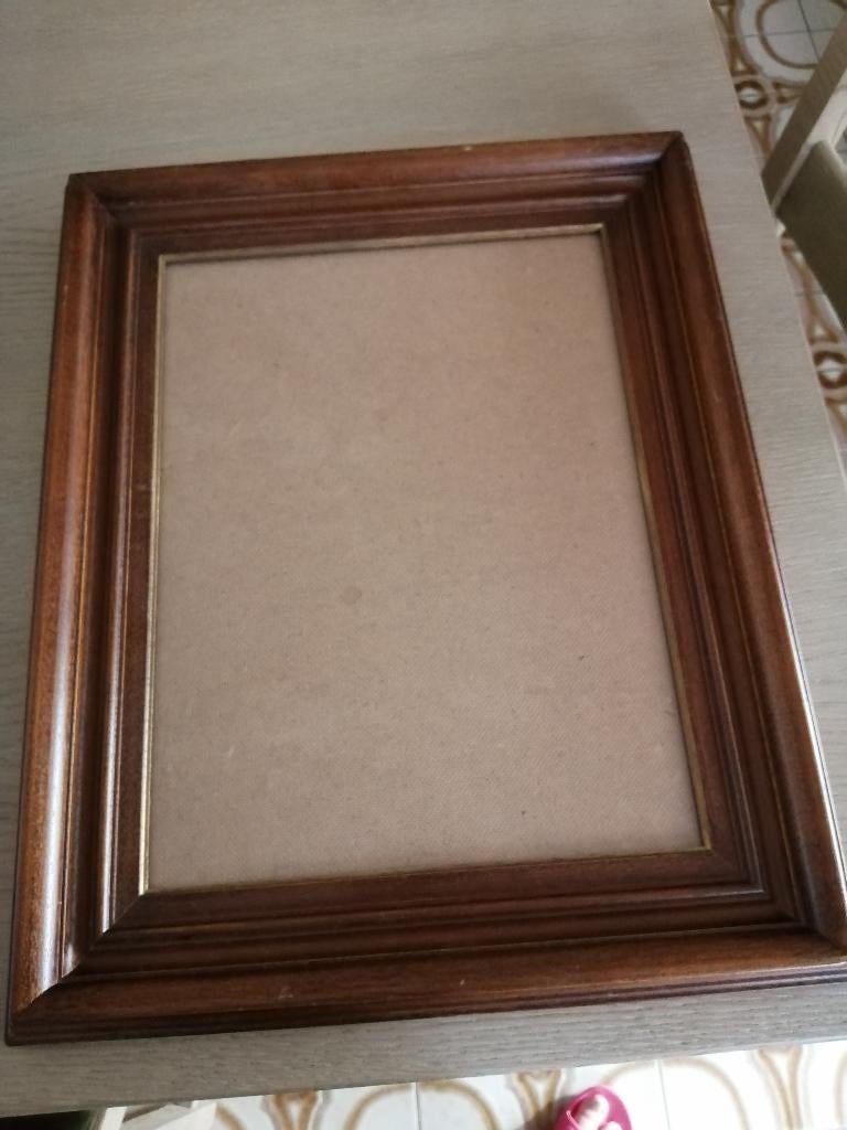 houten fotokader 50 cm op 40 cm, Huis en Inrichting, Minder dan 50 cm, 50 tot 75 cm, Ophalen of Verzenden, Zo goed als nieuw