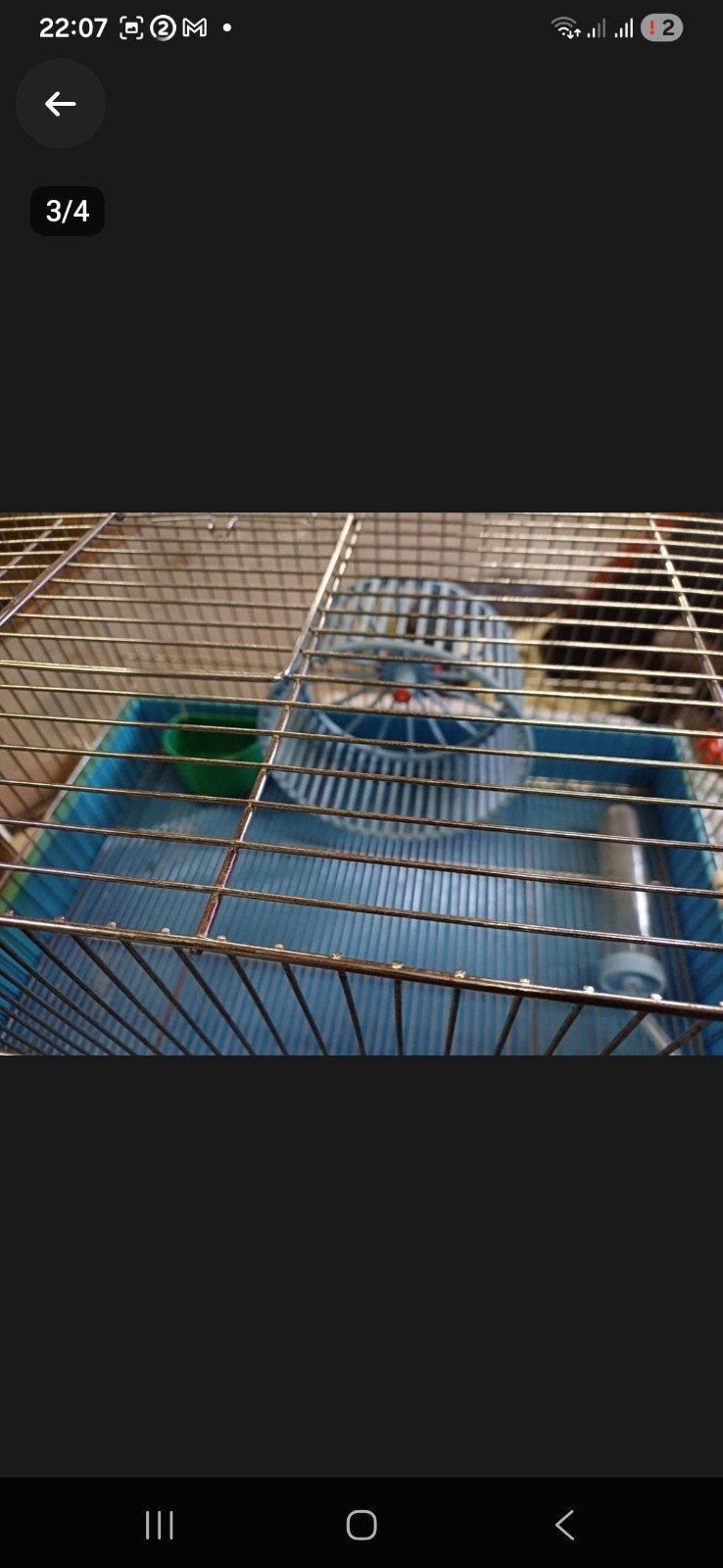 belle cage à hamster avec accessoires en parfait état, Animaux & Accessoires, Moins de 60 cm, Cage, Comme neuf, Furet
