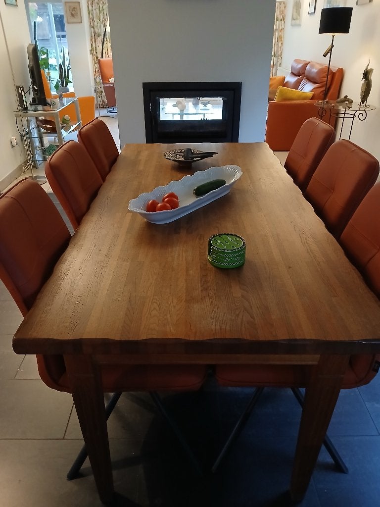 eiken eettafel, Ophalen, Gebruikt, Klassiek, Eikenhout
