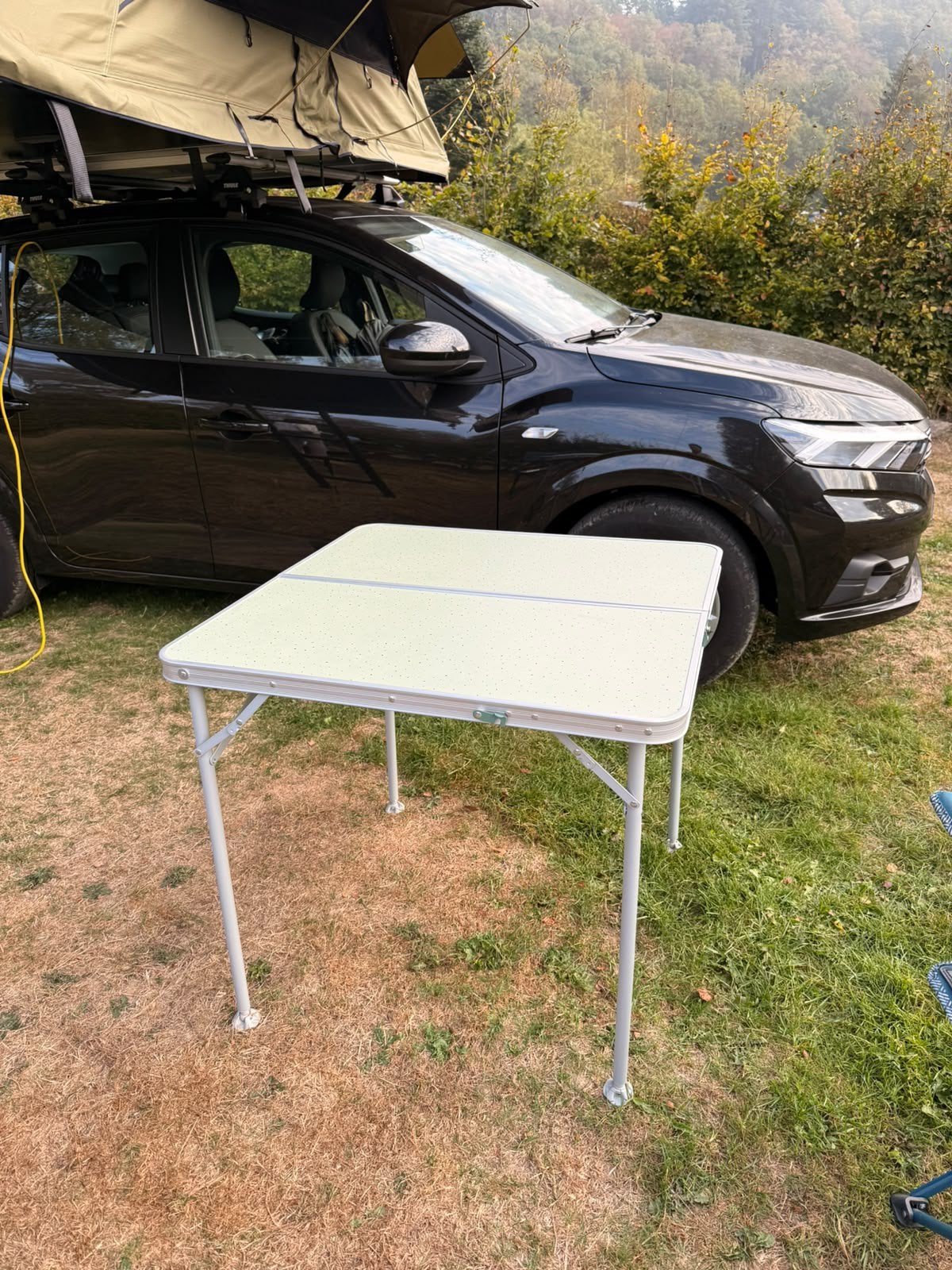Opklapbare campingtafel 4 personen, Ophalen, Gebruikt, Campingtafel