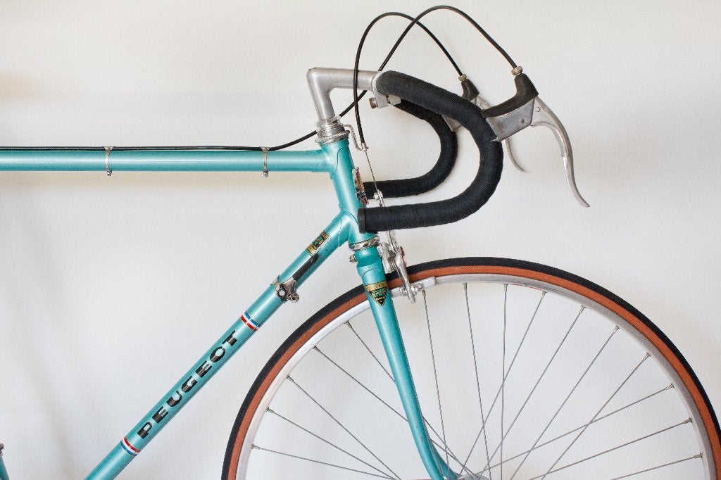 Vélo de course Peugeot PSN10 bleu - 56cm, Vélos & Vélomoteurs, Autres marques, 10 à 15 vitesses, Enlèvement ou Envoi, Aluminium