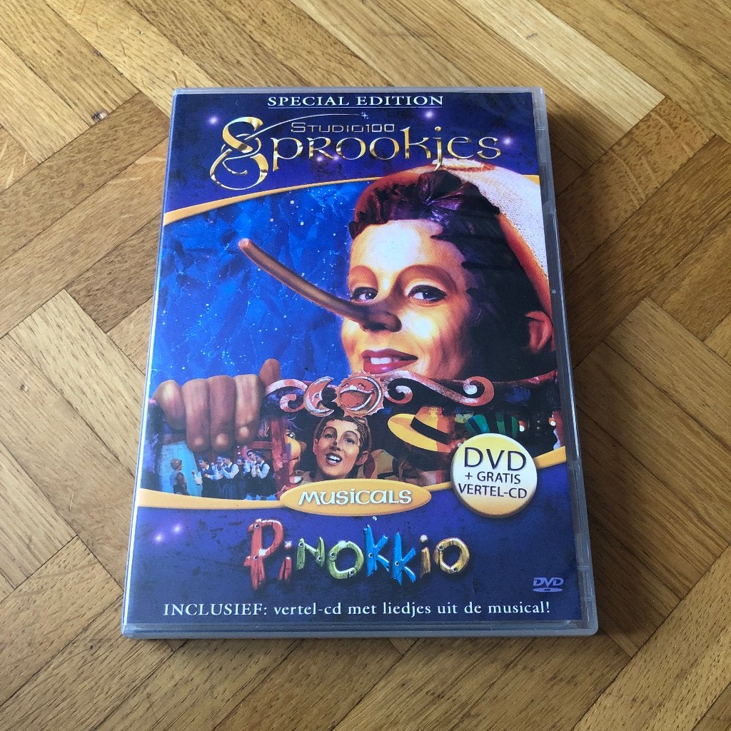 DVD en CD Pinokkio - Musical Studio 100, Cd's en Dvd's, Ophalen of Verzenden, Zo goed als nieuw