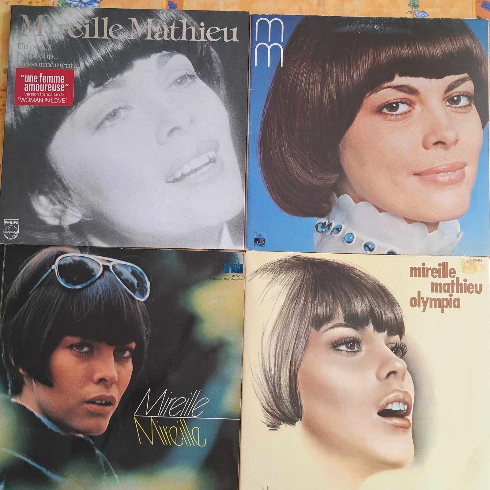 8 vinyles 33t MIREILLE MATHIEU pour 10 €, Enlèvement, LP