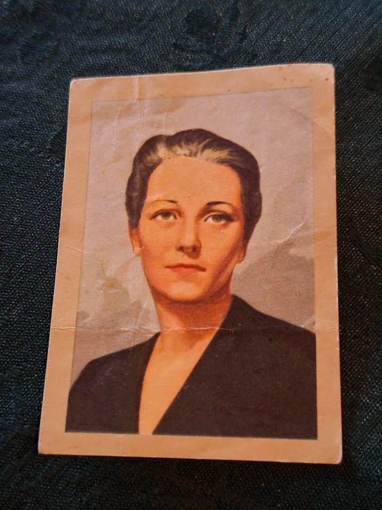 Prentje/Chromo : Pearl Burke/Chocolade Jacques, Ophalen of Verzenden, Gebruikt, Overige onderwerpen, Prent