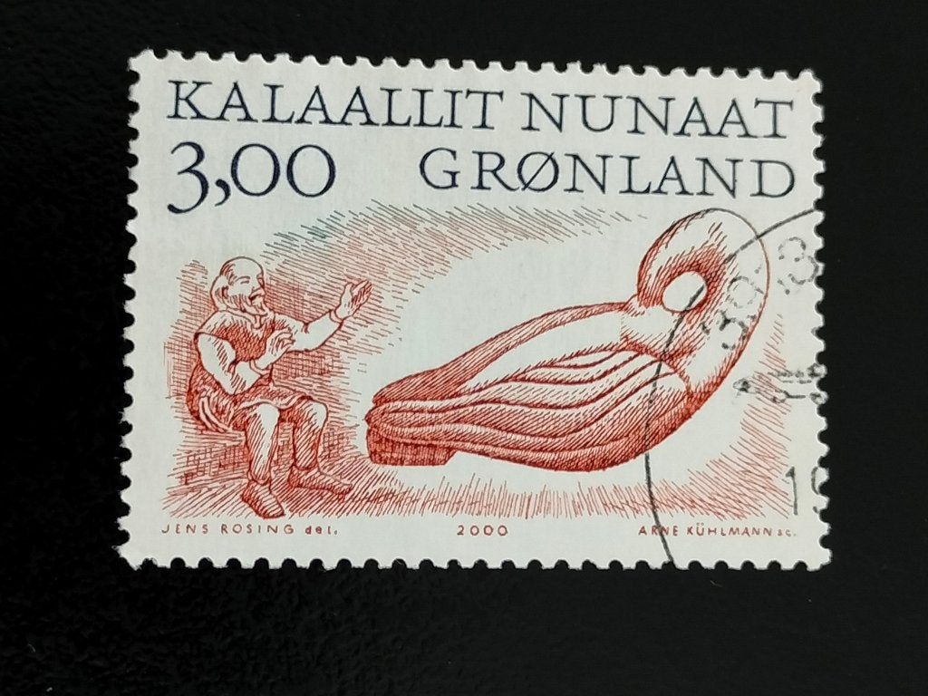 Greenland 2000 - Vikings - silhouette de canard - oiseaux, Envoi, Danemark, Affranchi